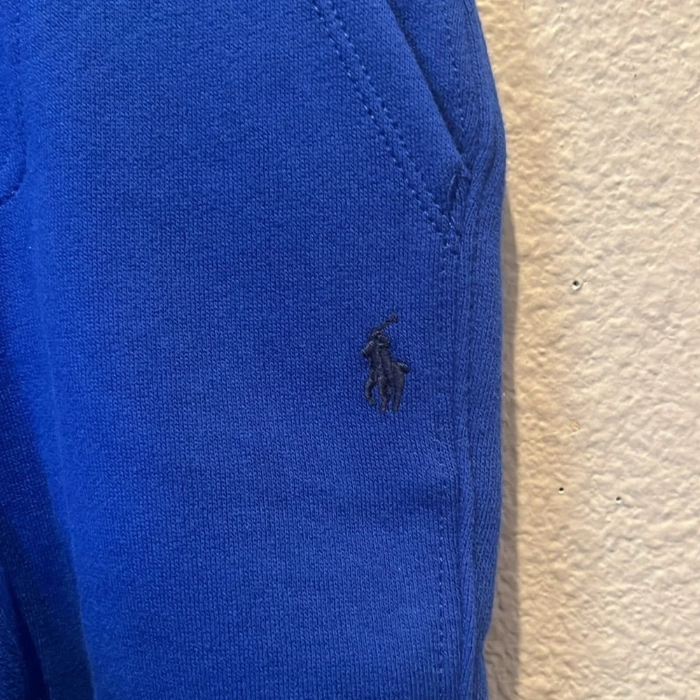 New Ralph Lauren Boy’s Girl’s Blue Joggers Sweats Sweat pants size 18 Months NWT